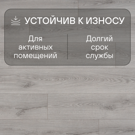 Ламинат Quick Step Classic Plus Hydro (RUS) CLH 5786 Дуб пепельный серый 1200х190х8 мм — изображение 4