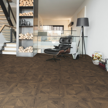 Ламинат Quick Step Impressive Patterns Ultra (Rus) IPU 4145 Дуб кофейный брашированный 1200х396х12 мм — изображение 13