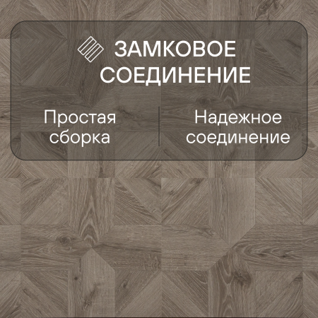 Ламинат Quick Step Impressive Patterns Ultra (Rus) IPU 4141 Дуб серый теплый брашированный 1200х396х12 мм — изображение 6