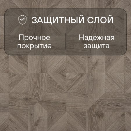 Ламинат Quick Step Impressive Patterns Ultra (Rus) IPU 4141 Дуб серый теплый брашированный 1200х396х12 мм — изображение 3