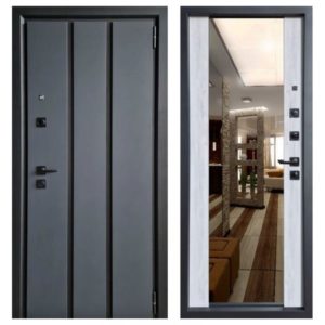 Входные двери SAFE HOUSE 279Д ГРАФИТ Зеркало